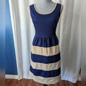 Modcloth Navy stripe dress